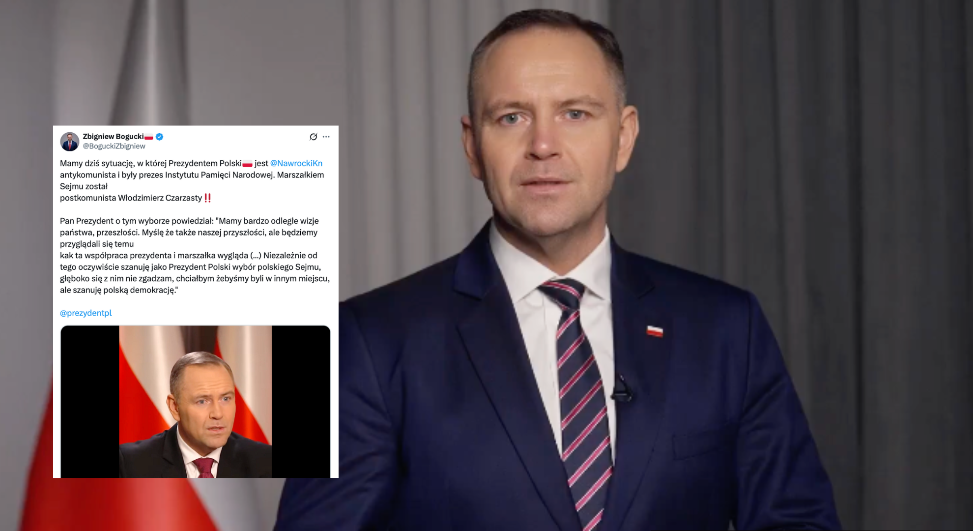 Prezydent komentuje wybór Włodzimierza Czarzastego na Marszałka Sejmu Prezydent komentuje wybór Włodzimierza Czarzastego na Marszałka Sejmu