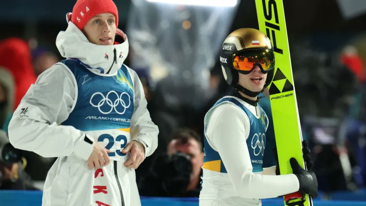 Paweł Wąsek i Kacper Tomasiak - reprezentacja Polski w skokach narciarskich ZIO