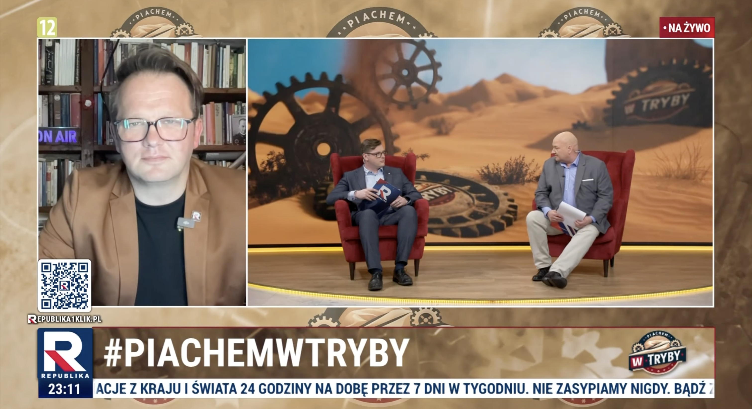piachem w tryby, republika