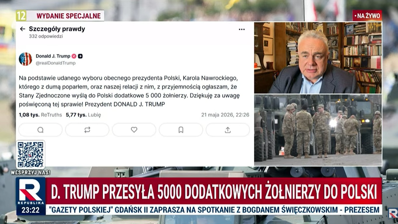 Wojska amerykańskie w większej sile w Polsce