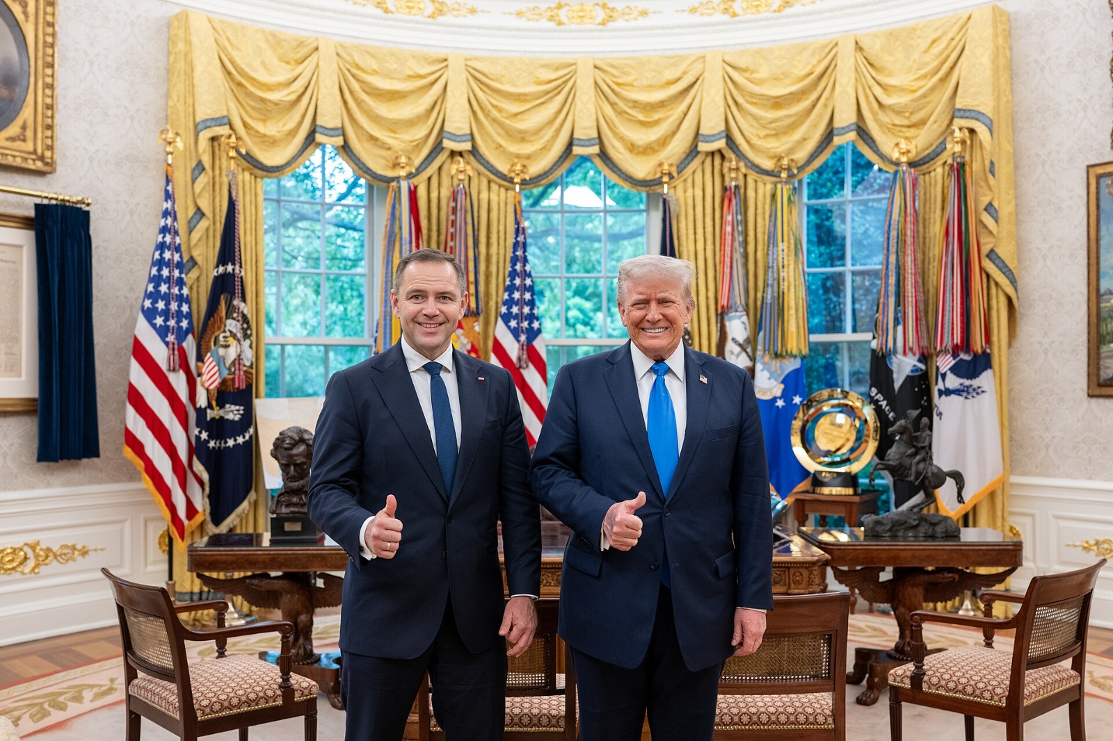 Prezydenci Polski i USA