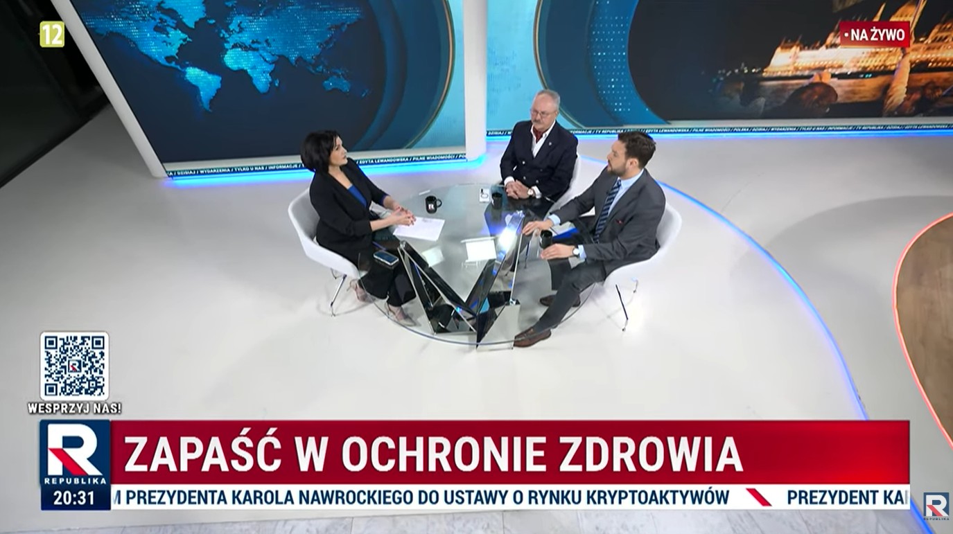 Studio programu "Gość Dzisiaj"