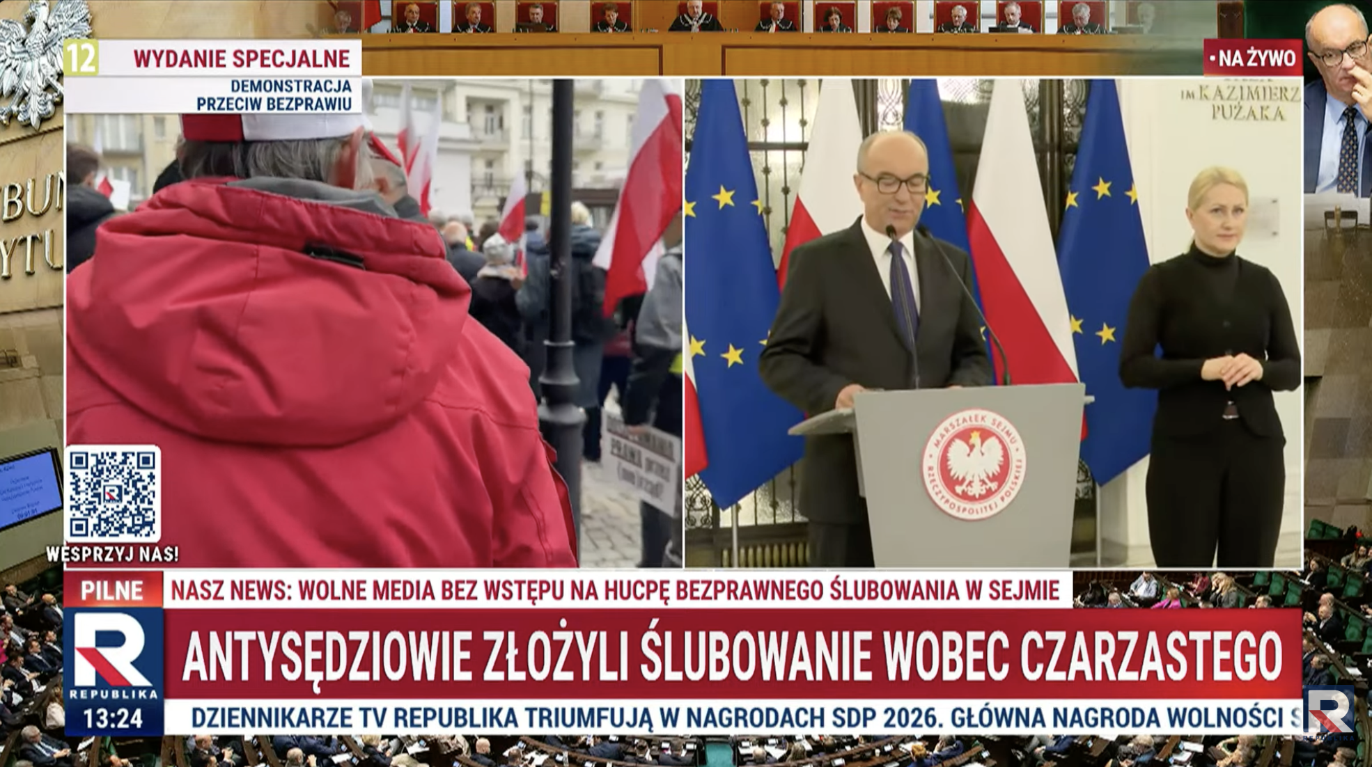 Czarzasty atakuje prezydenta ws. TK Czarzasty atakuje prezydenta ws. TK